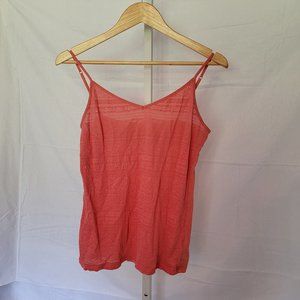 Aeropostale Orange / Coral V - Neck Women's Size X Large